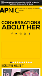 Mobile Screenshot of conversationsabouther.net